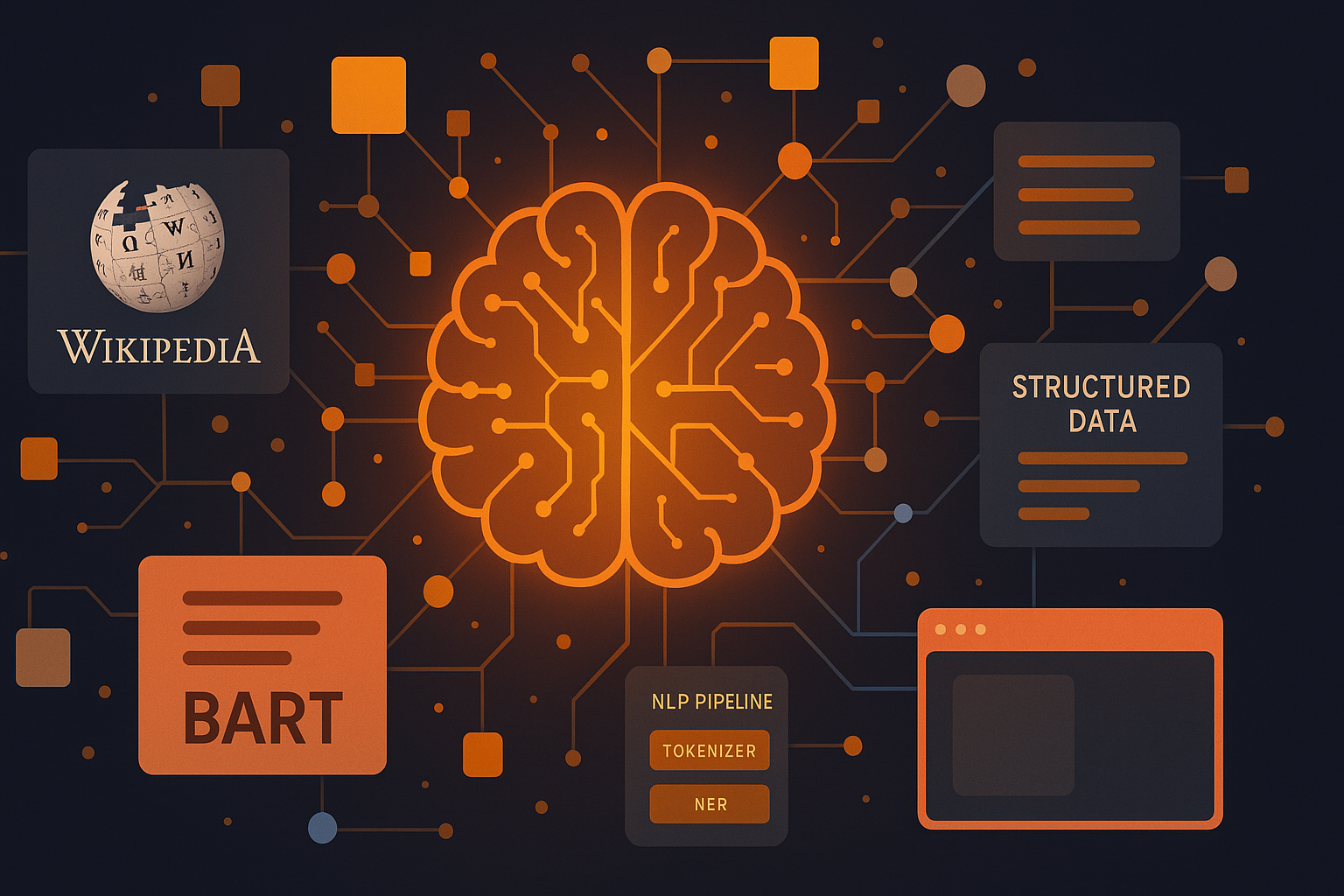 EduBot AI Knowledge Companion - BART and spaCy NLP System